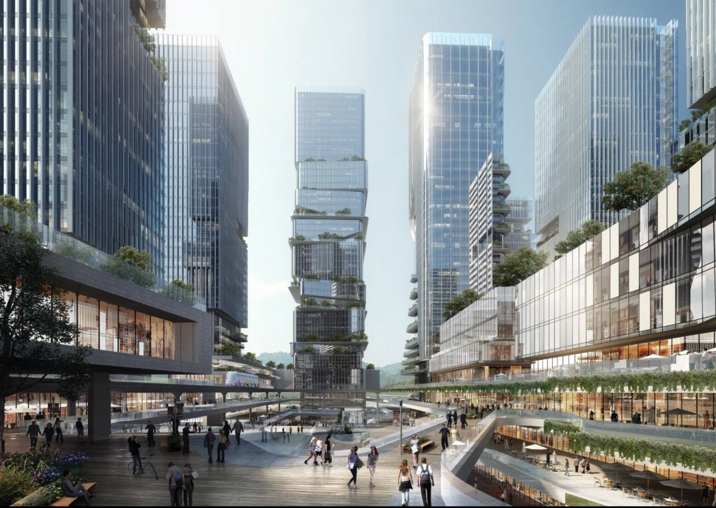 横琴万象世界国际商贸综合体广场通道规划设计
