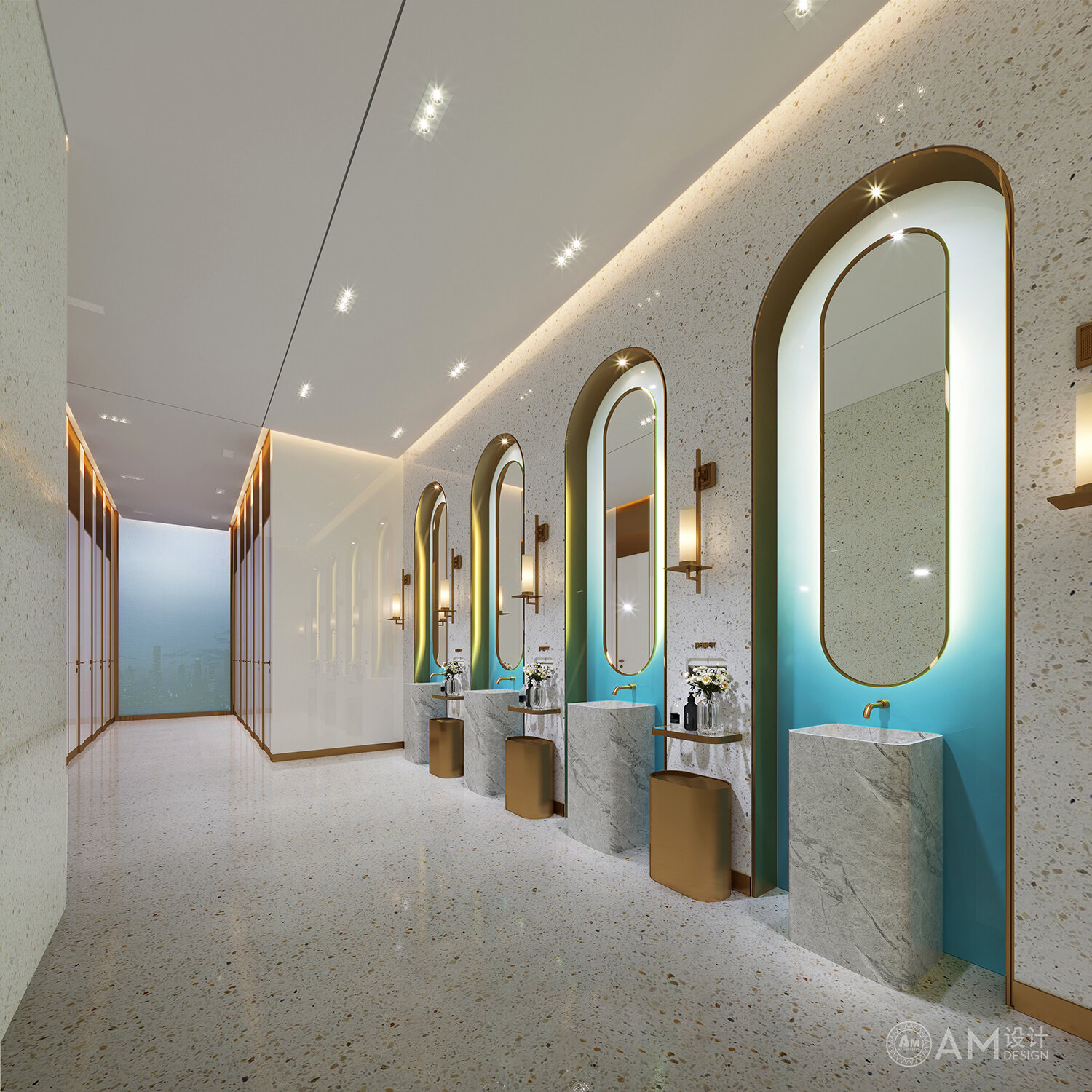 AM设计 | 葫芦岛百大万美酒店卫生间设计