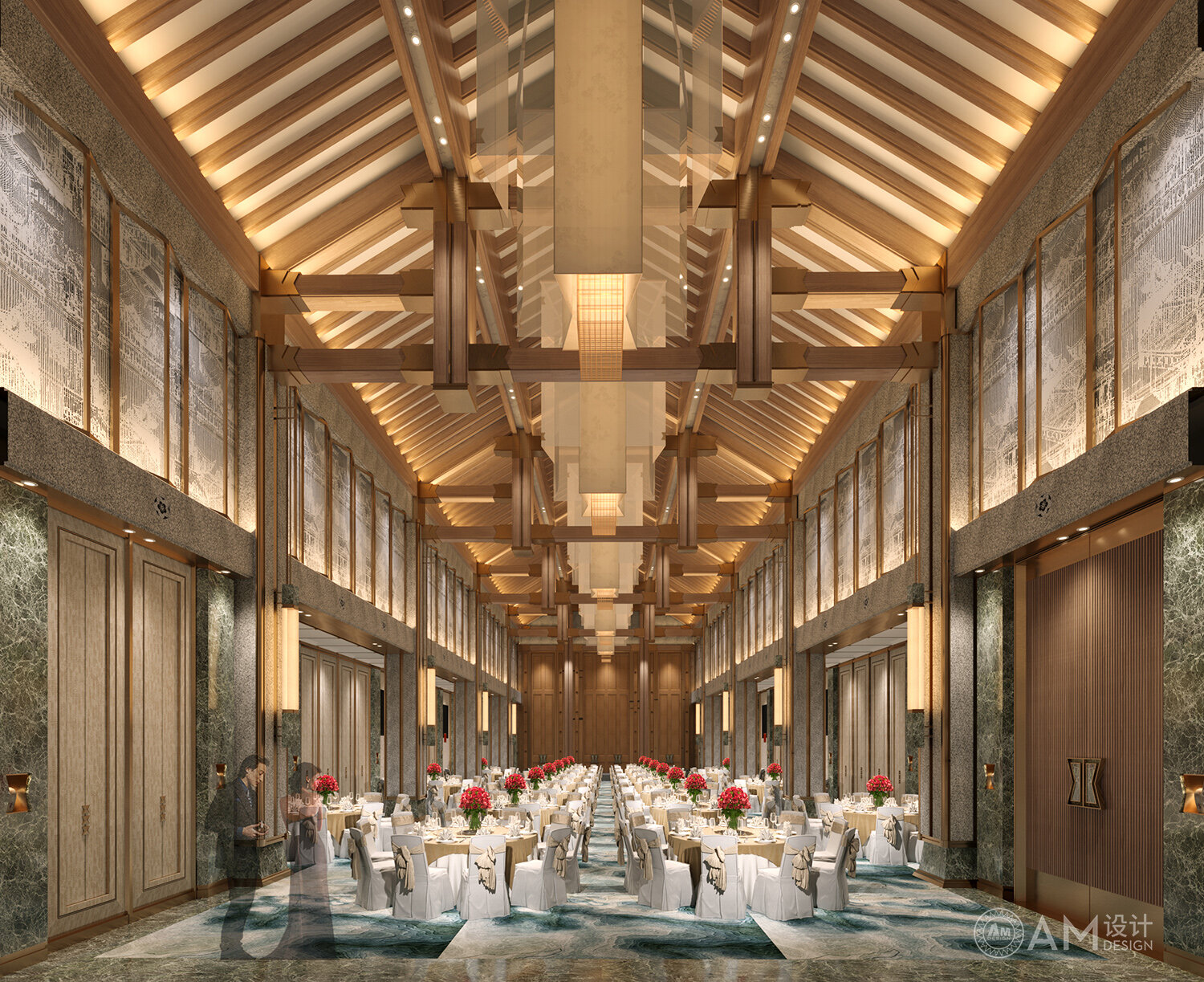 AM设计 | 陕西南湖度假酒店宴会厅设计