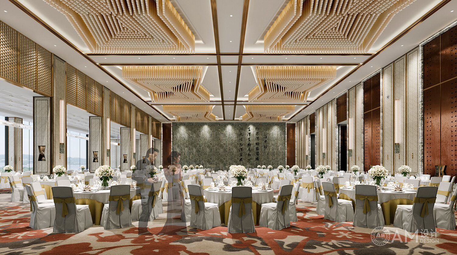 AM设计 | 陕西南湖度假酒店宴会厅设计