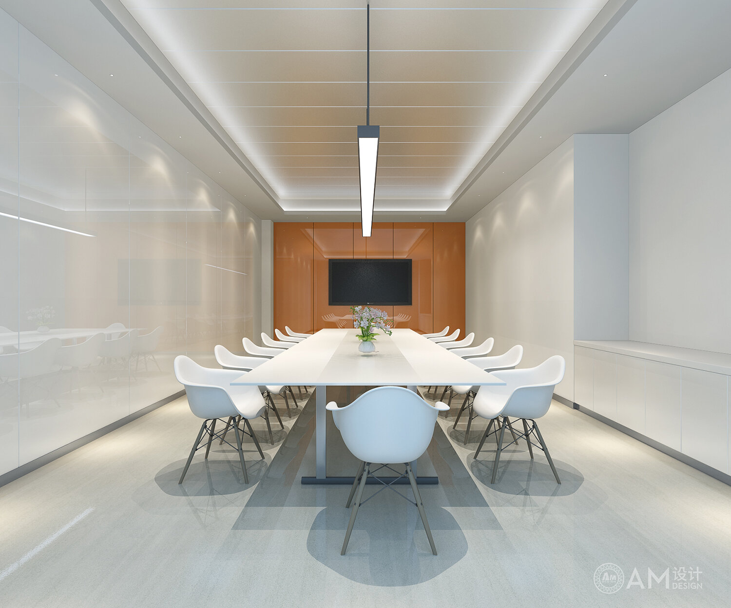 AM设计 | 北京新城热力集团办公楼会议室设计