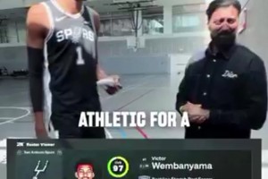 文班与2K总监探讨能力值：我的敏捷才给69？离谱！！